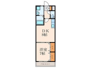 ギャラン吉野町の物件間取画像